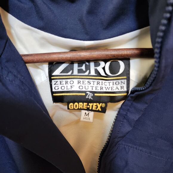 Zero Restriction VTG Navy Gortex Jacket M Convertible Notre Dame - Picture 4 of 7